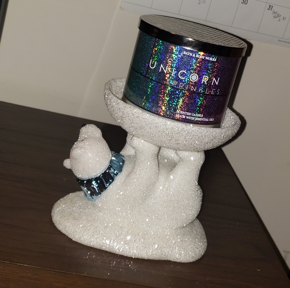 BBW 3-Wick Holder + Candle